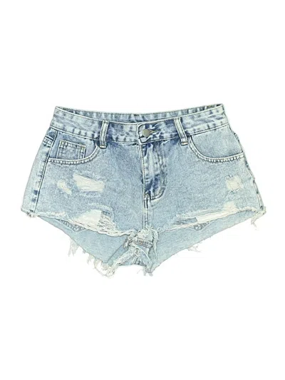 Pre-owned Shein Denim Shorts In Blue