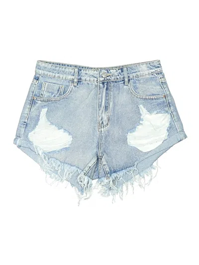 Pre-owned Shein Denim Shorts In Blue