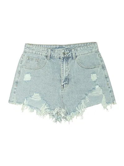 Pre-owned Shein Denim Shorts In Blue