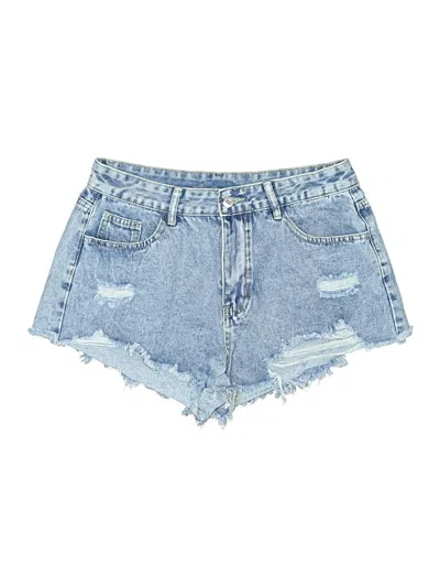 Pre-owned Shein Denim Shorts In Blue