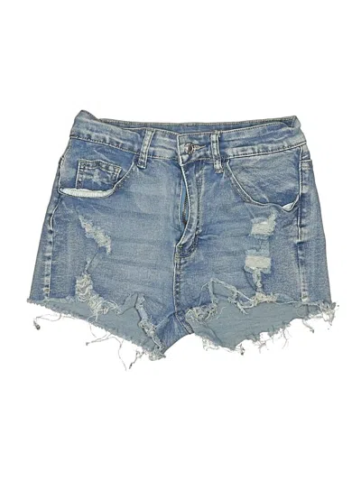 Pre-owned Shein Denim Shorts In Blue