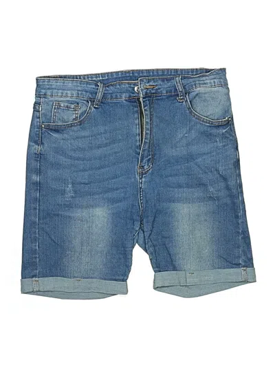 Pre-owned Shein Denim Shorts In Blue