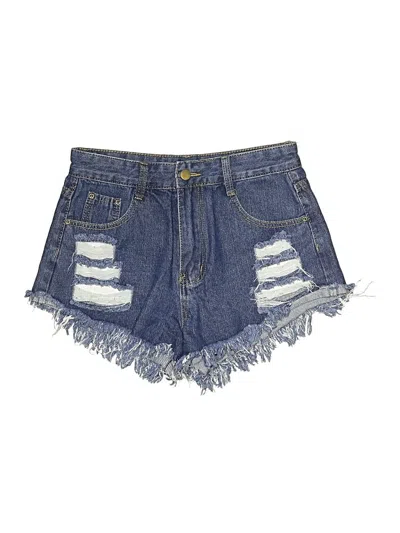 Pre-owned Shein Denim Shorts In Blue