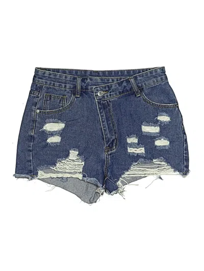 Pre-owned Shein Denim Shorts In Blue