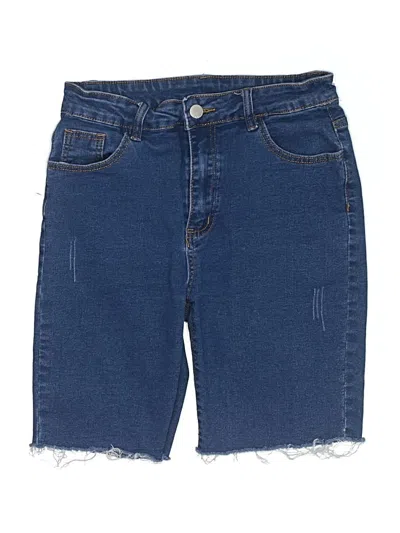 Pre-owned Shein Denim Shorts In Blue