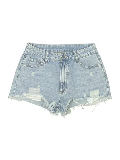 Pre-owned Shein Denim Shorts In Blue