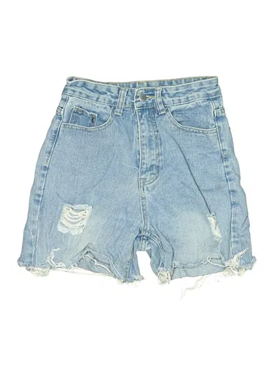 Pre-owned Shein Denim Shorts In Blue