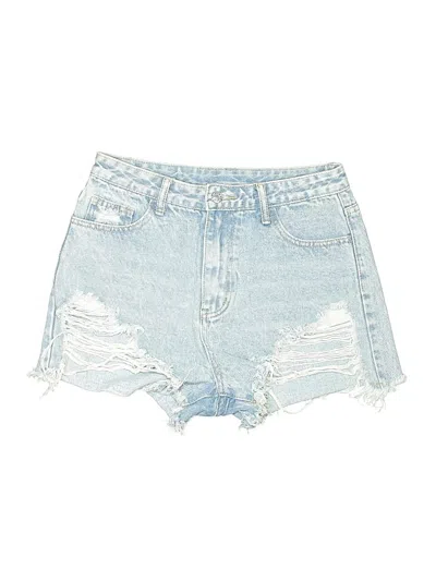 Pre-owned Shein Denim Shorts In Blue