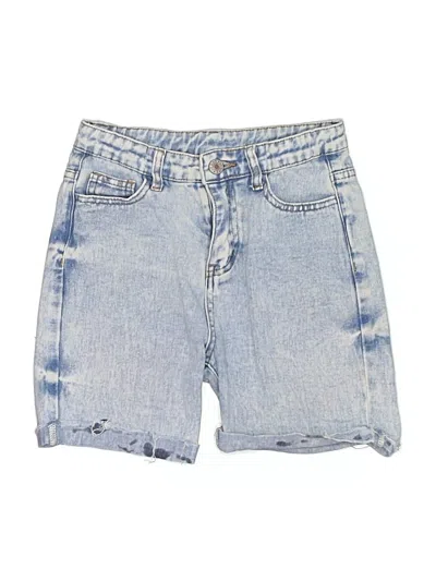 Pre-owned Shein Kids' Denim Shorts In Blue