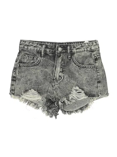 Pre-owned Shein Kids' Denim Shorts In Gray