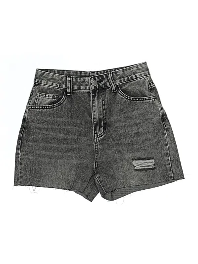 Pre-owned Shein Denim Shorts In Gray