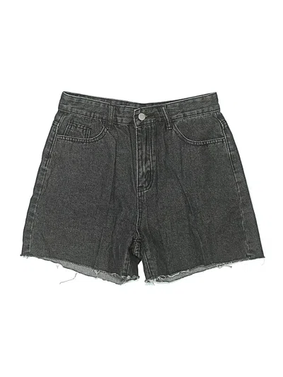 Pre-owned Shein Denim Shorts In Gray