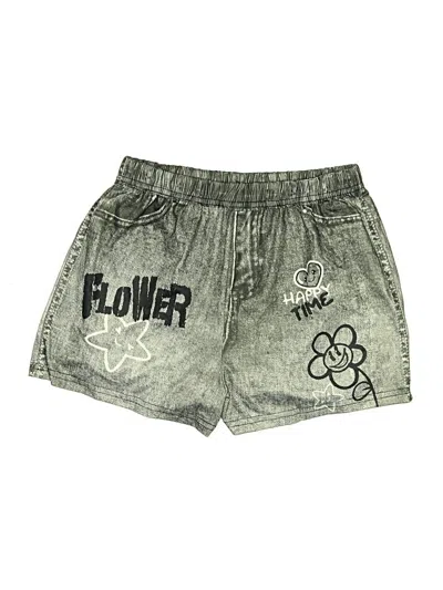 Pre-owned Shein Kids' Denim Shorts In Silver