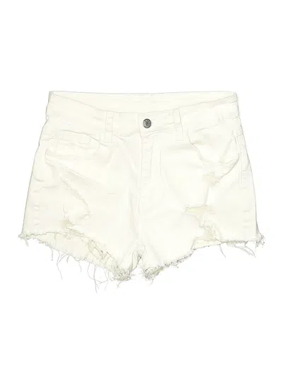 Pre-owned Shein Denim Shorts In White