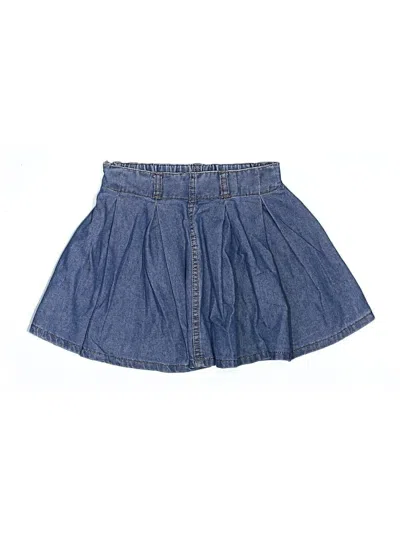 Pre-owned Shein Kids' Denim Skirt In Blue