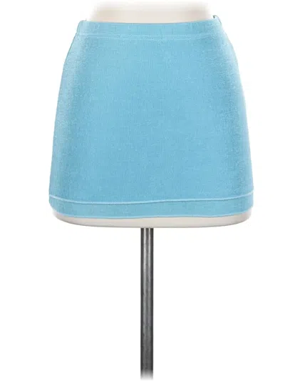 Pre-owned Shein Denim Skirt In Blue