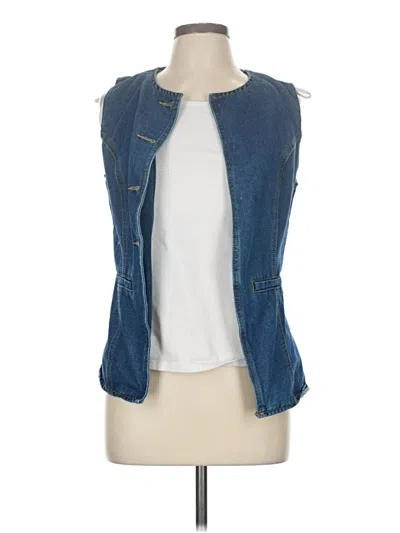 Pre-owned Shein Denim Vest In Blue