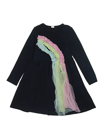 Pre-owned Shein Kids' Dress In Black