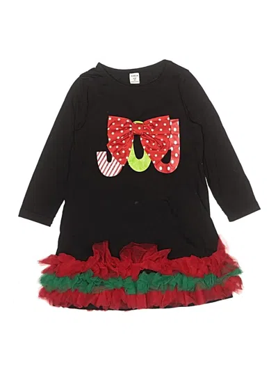 Pre-owned Shein Kids' Dress In Black