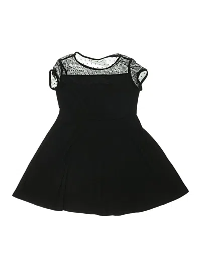 Pre-owned Shein Kids' Dress In Black