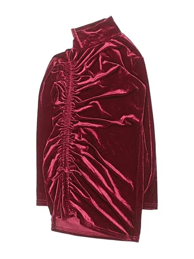 Pre-owned Shein Kids' Dress In Burgundy