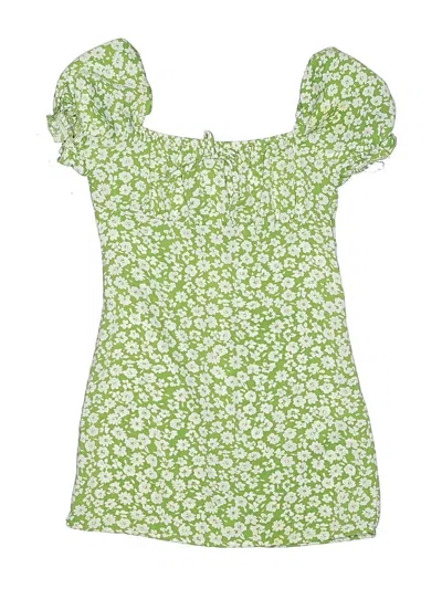 Pre-owned Shein Kids' Dress In Green