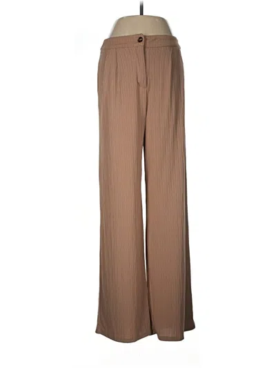 Pre-owned Shein Dress Pants In Brown
