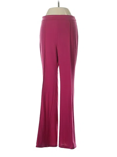 Pre-owned Shein Dress Pants In Burgundy