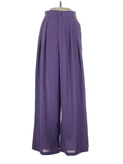 Pre-owned Shein Dress Pants In Purple