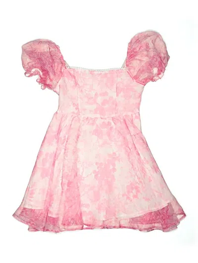 Pre-owned Shein Kids' Dress In Pink