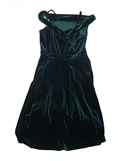 Pre-owned Shein Kids' Dress In Teal