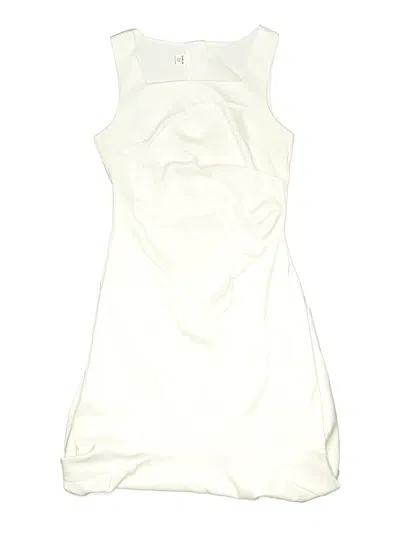 Pre-owned Shein Kids' Dress In White