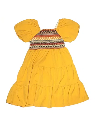 Pre-owned Shein Kids' Dress In Yellow