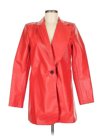 Pre-owned Shein Faux Leather Jacket