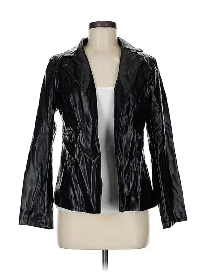 Pre-owned Shein Faux Leather Jacket