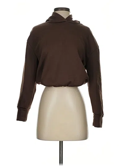 Pre-owned Shein Fleece Jacket In Brown