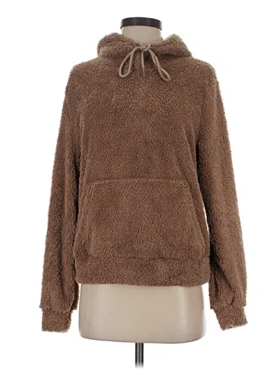 Pre-owned Shein Fleece Jacket In Brown