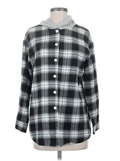 Pre-owned Shein Fleece Jacket In Gray