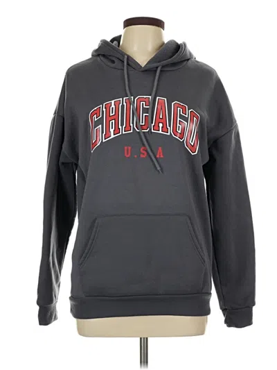 Pre-owned Shein Fleece Jacket In Gray
