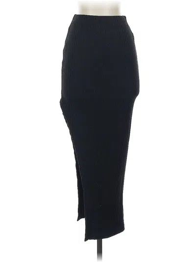 Pre-owned Shein Formal Skirt In Black