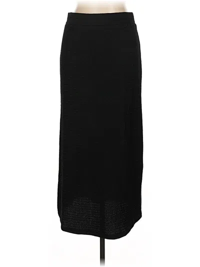 Pre-owned Shein Formal Skirt In Black
