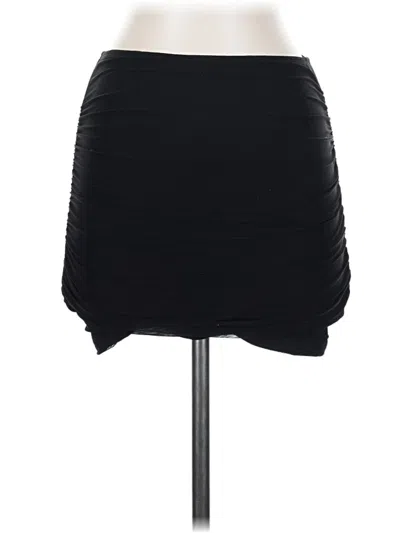 Pre-owned Shein Formal Skirt In Black