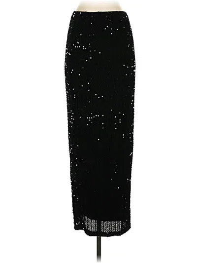 Pre-owned Shein Formal Skirt In Black