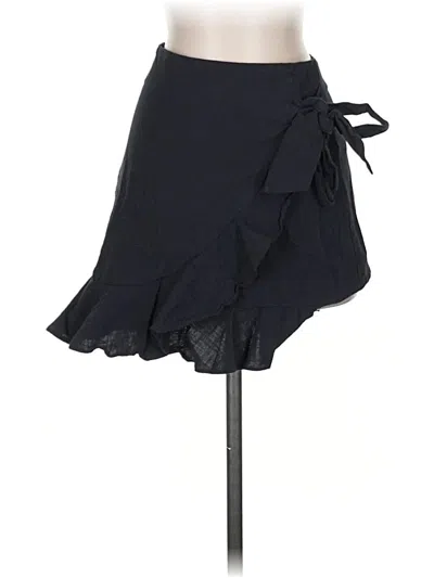 Pre-owned Shein Formal Skirt In Black