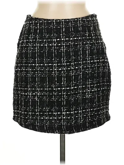 Pre-owned Shein Formal Skirt In Black