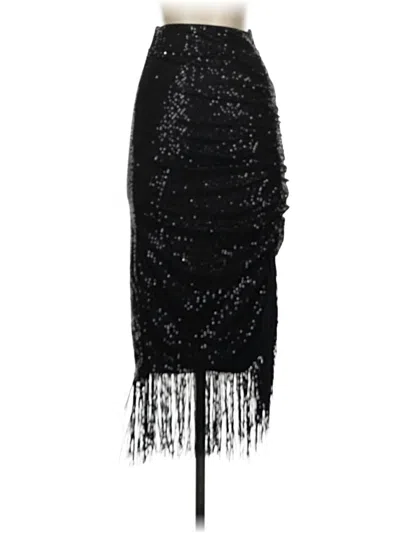 Pre-owned Shein Formal Skirt In Black