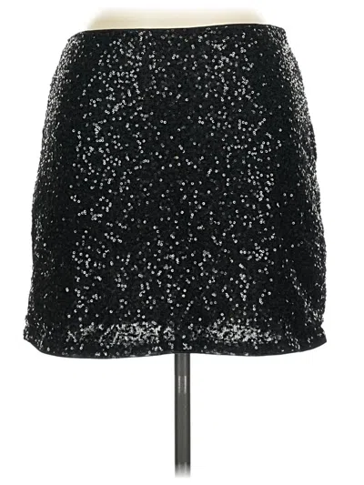 Pre-owned Shein Formal Skirt In Black