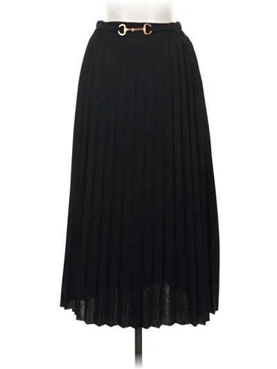 Pre-owned Shein Formal Skirt In Black