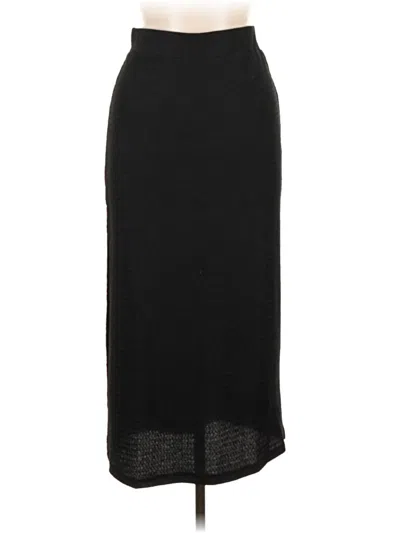 Pre-owned Shein Formal Skirt In Black
