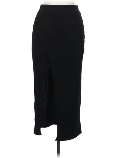 Pre-owned Shein Formal Skirt In Black